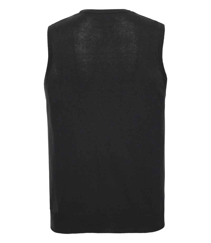 Russell Collection - V-Neck Sleeveless Knitted Pullover - 716M