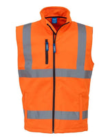 Yoko Hi-Vis Softshell Bodywarmer - HV006