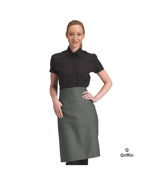 Dennys Recycled Waist Apron With Pocket - DP110