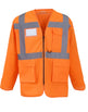 Yoko Hi-Vis Executive Long Sleeve Waistcoat - HVJ800