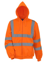 Yoko Hi-Vis Zipped Hoodie - HVK07