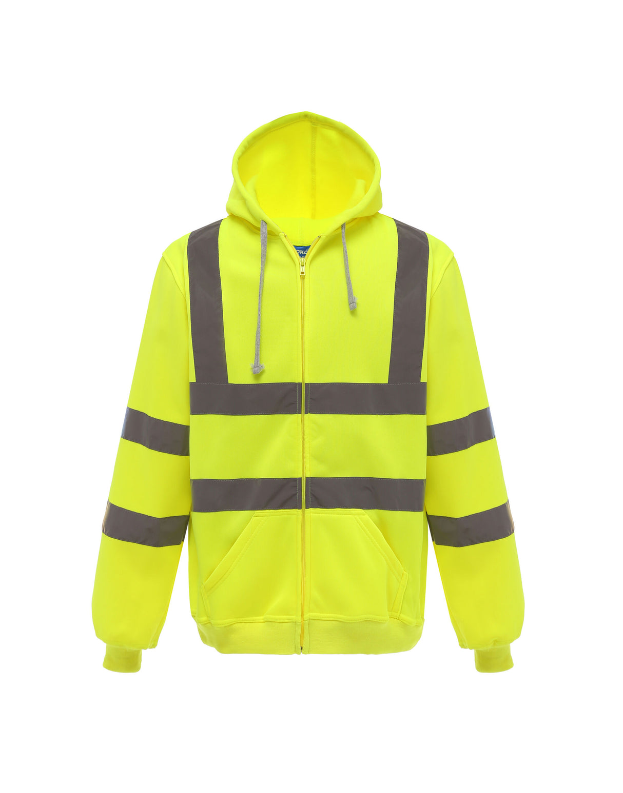 Yoko Hi-Vis Zipped Hoodie - HVK07