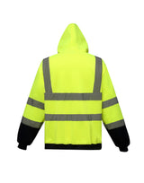 Yoko Hi-Vis Zipped Hoodie - HVK07