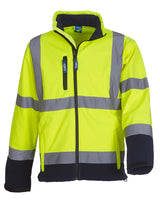 Yoko Hi-Vis Softshell Jacket - HVK09