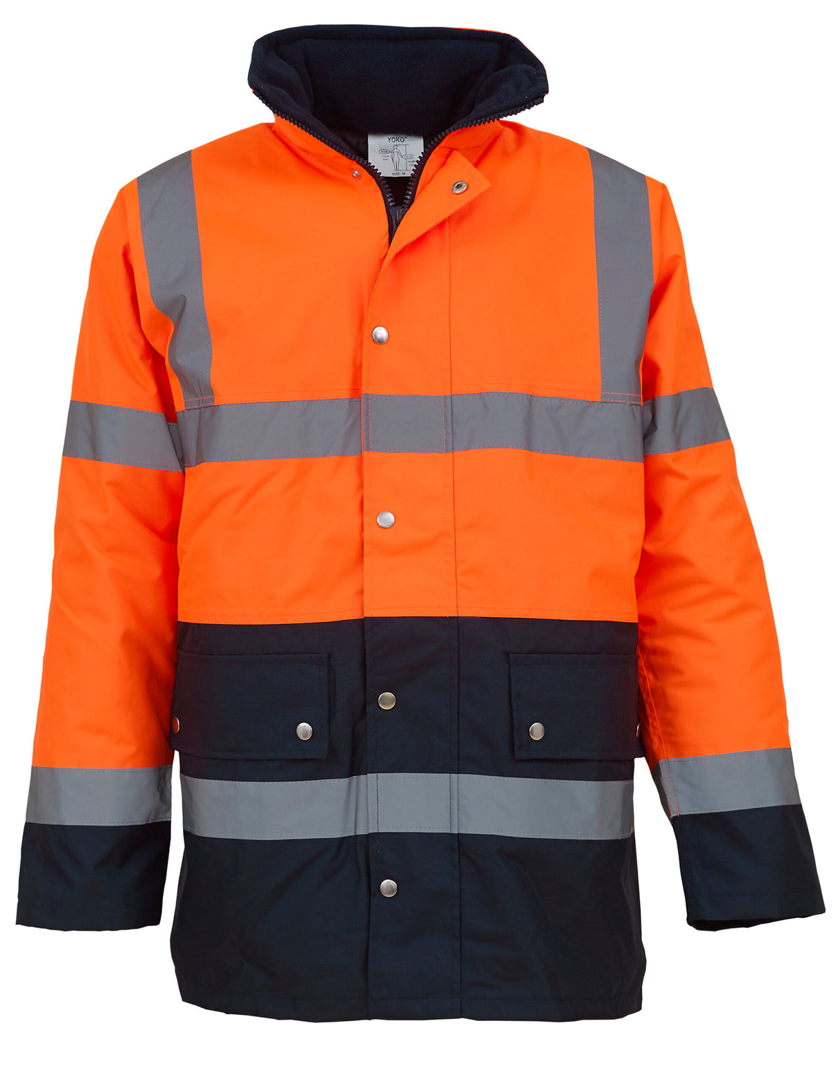 Yoko Hi-Vis Two Tone Motorway Jacket - HVP302-3M