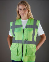 Yoko Hi-Vis Executive Waistcoat - HVW801